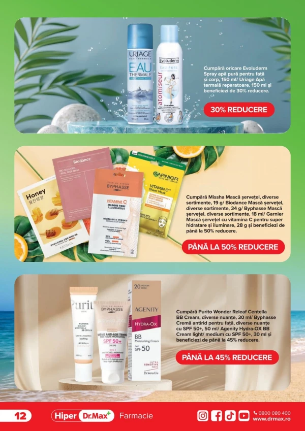 Catalog DrMax - Catalogul cu reduceri, pagina 12: reduceri și oferte 01 - 30 iunie 2026