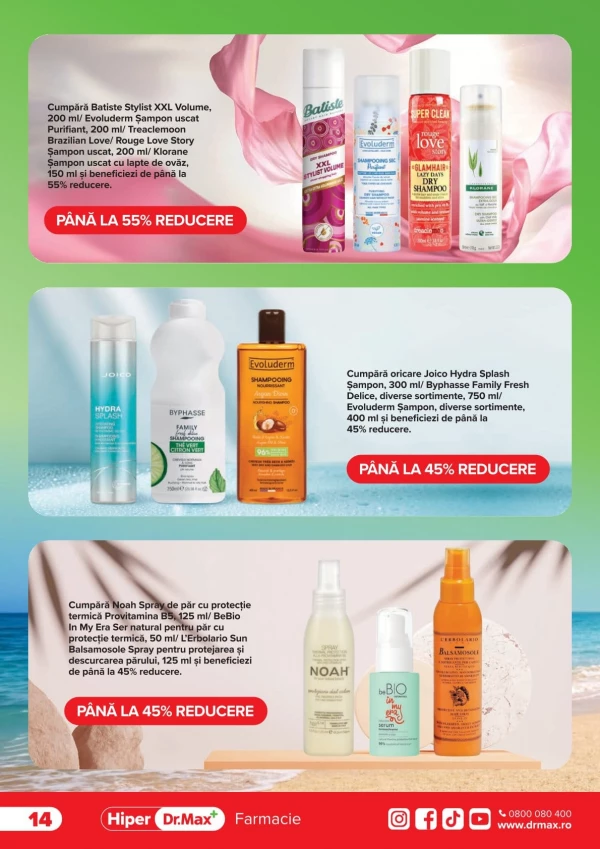 Catalog DrMax - Catalogul cu reduceri, pagina 14: reduceri și oferte 01 - 30 iunie 2026