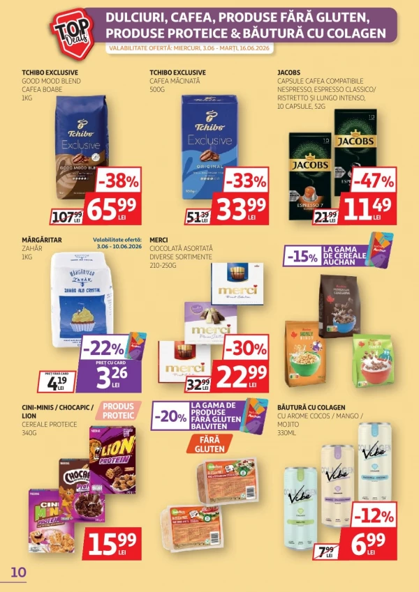 Каталог Auchan - Каталог скидок, страница 10: скидки и акции 03 - 16 июня 2026