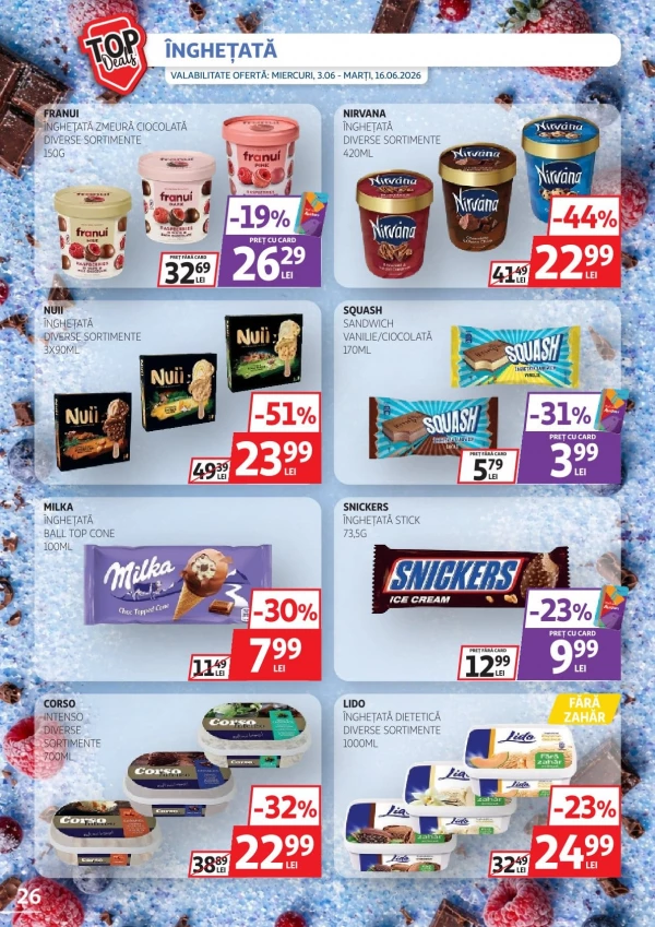 Каталог Auchan - Каталог скидок, страница 26: скидки и акции 03 - 16 июня 2026