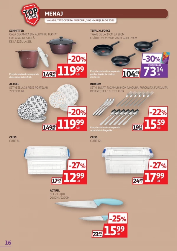 Каталог Auchan - Каталог скидок, страница 16: скидки и акции 03 - 16 июня 2026