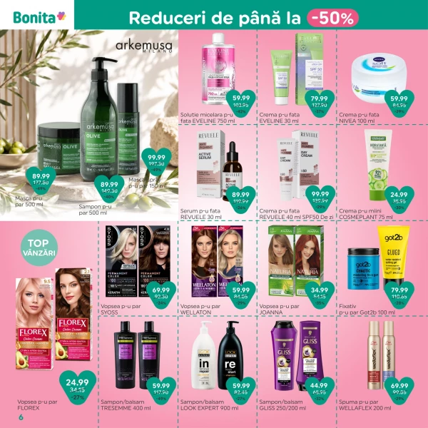 Catalog Bonita - Catalogul cu reduceri, pagina 6: reduceri și oferte 01 - 30 iunie 2026