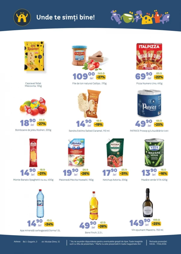 Catalog Alvi Market - Catalogul cu reduceri, pagina 2: reduceri și oferte 04 - 17 iunie 2026