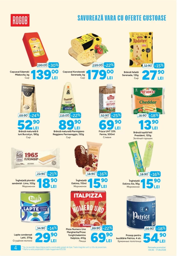 Catalog Rogob - Catalogul cu reduceri, pagina 4: reduceri și oferte 04 - 17 iunie 2026