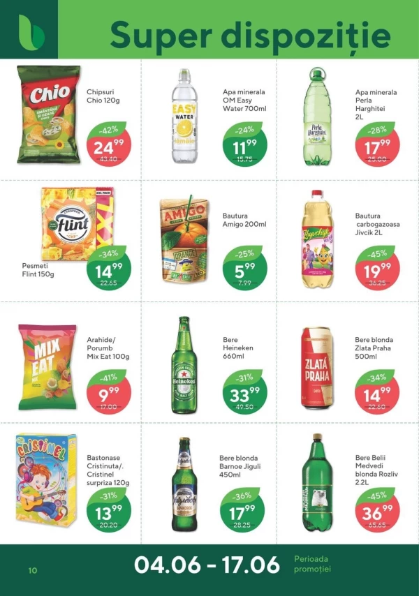 Catalog Bonus - Catalogul cu reduceri, pagina 10: reduceri și oferte 04 - 17 iunie 2026