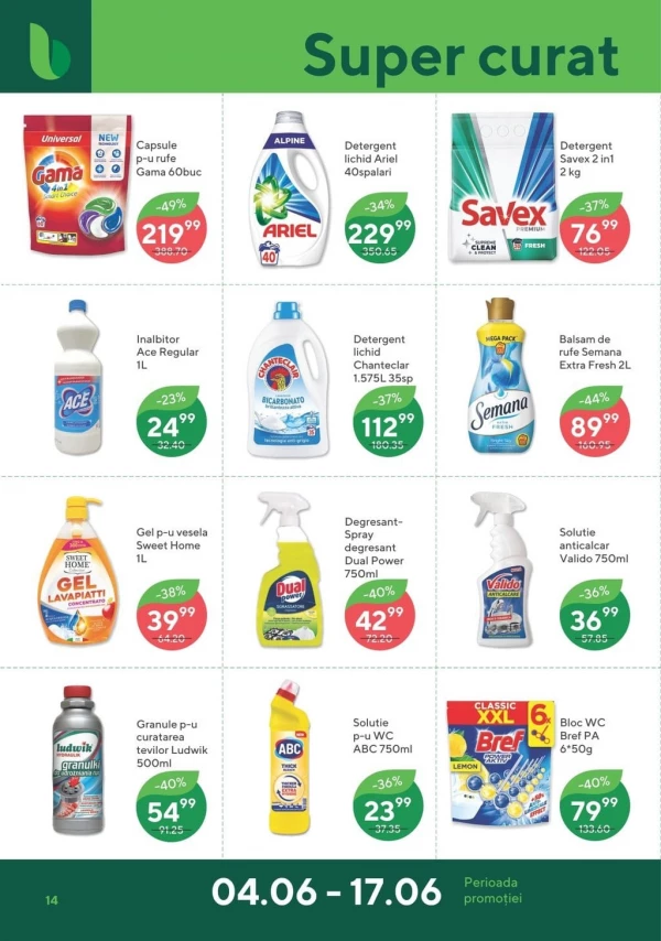 Catalog Bonus - Catalogul cu reduceri, pagina 14: reduceri și oferte 04 - 17 iunie 2026