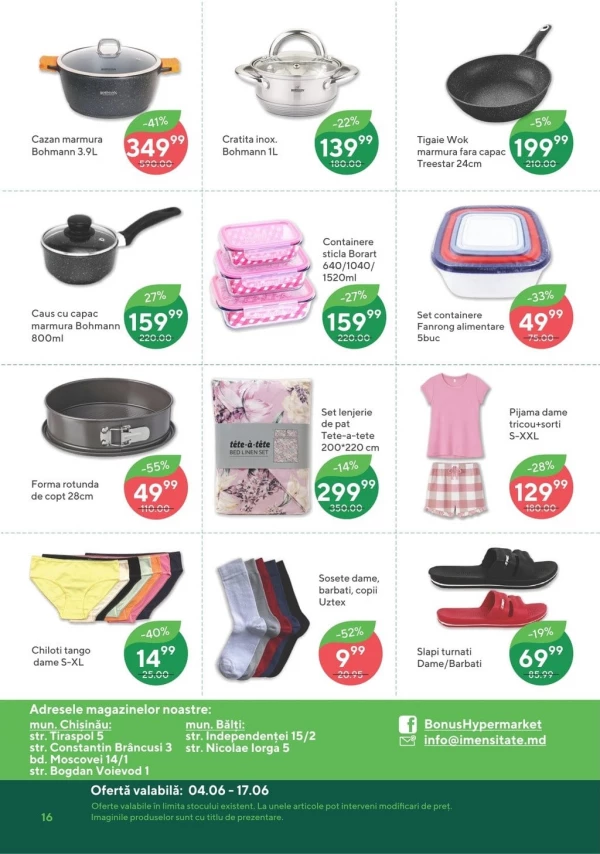 Catalog Bonus - Catalogul cu reduceri, pagina 16: reduceri și oferte 04 - 17 iunie 2026