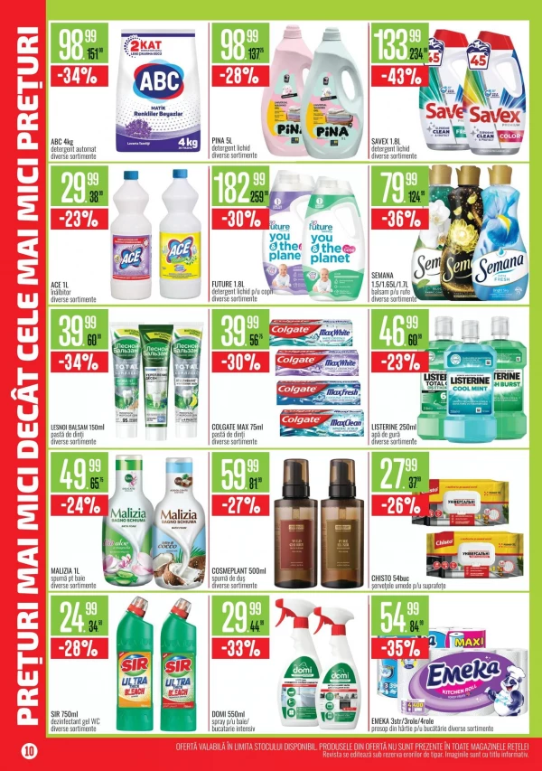 Catalog Mega Alina - Catalogul cu reduceri, pagina 10: reduceri și oferte 02 - 30 iunie 2026