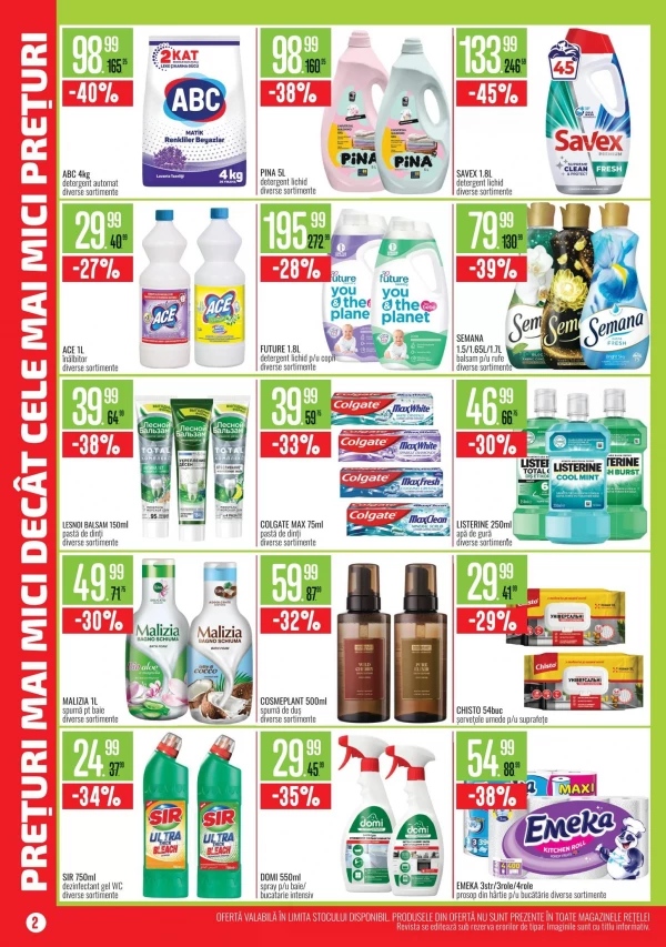 Catalog Mega Alina - Catalogul cu reduceri, pagina 2: reduceri și oferte 02 - 30 iunie 2026