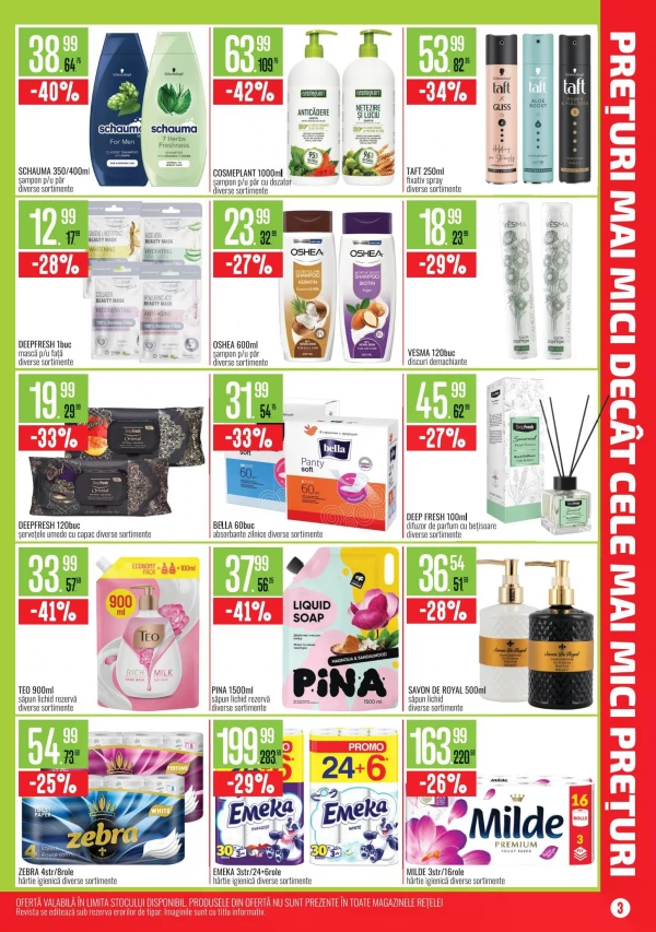 Catalog Mega Alina - Catalogul cu reduceri, pagina 3: reduceri și oferte 02 - 30 iunie 2026