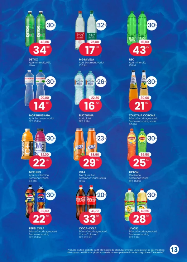 Catalog Ocean Fish - Catalogul cu reduceri, pagina 13: reduceri și oferte 01 - 30 iunie 2026