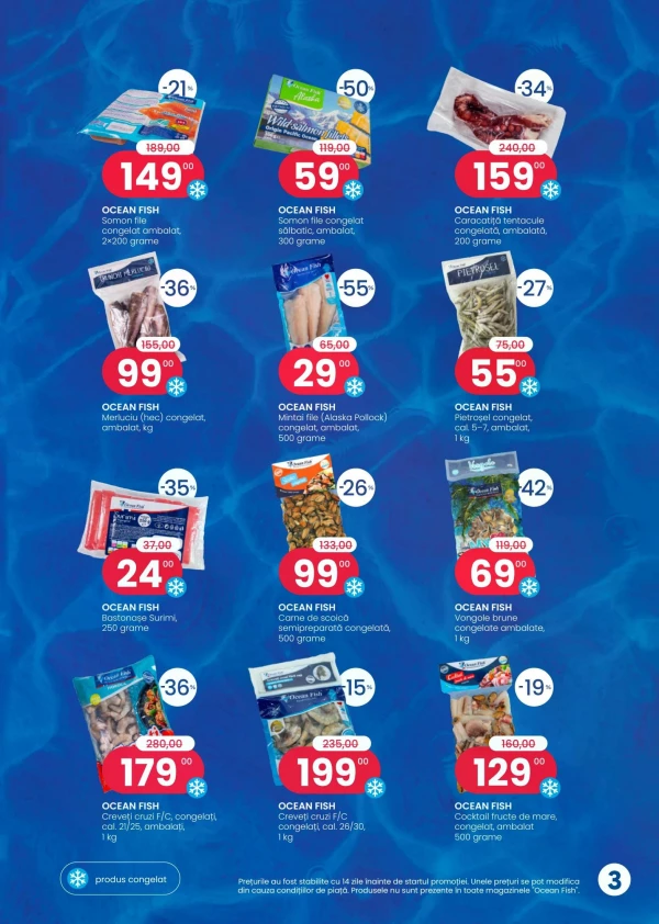 Catalog Ocean Fish - Catalogul cu reduceri, pagina 3: reduceri și oferte 01 - 30 iunie 2026
