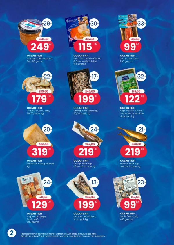 Catalog Ocean Fish - Catalogul cu reduceri, pagina 2: reduceri și oferte 01 - 30 iunie 2026