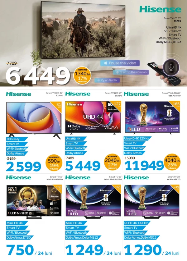 Catalog Maximum - FIFA 2026 pe ecran mare: reduceri de până la 30% la televizoare de la branduri de renume mondial, pagina 2: reduceri și oferte 05 iunie - 19 iulie 2026