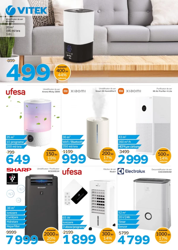 Catalog Maximum - Vara confortabilă începe la MAXIMUM: aparate de aer condiționat, ventilatoare și echipamente climatice la prețuri avantajoase, pagina 6: reduceri și oferte 05 - 30 iunie 2026