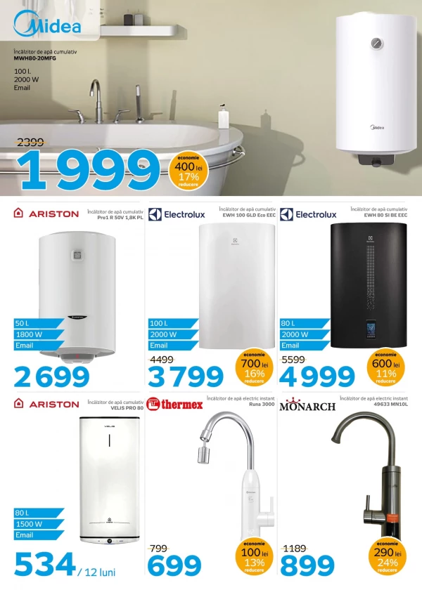 Catalog Maximum - Vara confortabilă începe la MAXIMUM: aparate de aer condiționat, ventilatoare și echipamente climatice la prețuri avantajoase, pagina 7: reduceri și oferte 05 - 30 iunie 2026