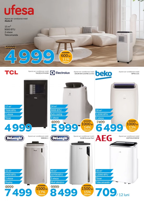 Catalog Maximum - Vara confortabilă începe la MAXIMUM: aparate de aer condiționat, ventilatoare și echipamente climatice la prețuri avantajoase, pagina 3: reduceri și oferte 05 - 30 iunie 2026