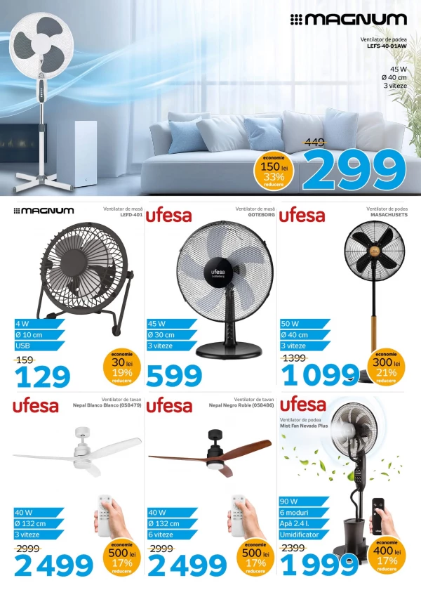 Catalog Maximum - Vara confortabilă începe la MAXIMUM: aparate de aer condiționat, ventilatoare și echipamente climatice la prețuri avantajoase, pagina 4: reduceri și oferte 05 - 30 iunie 2026