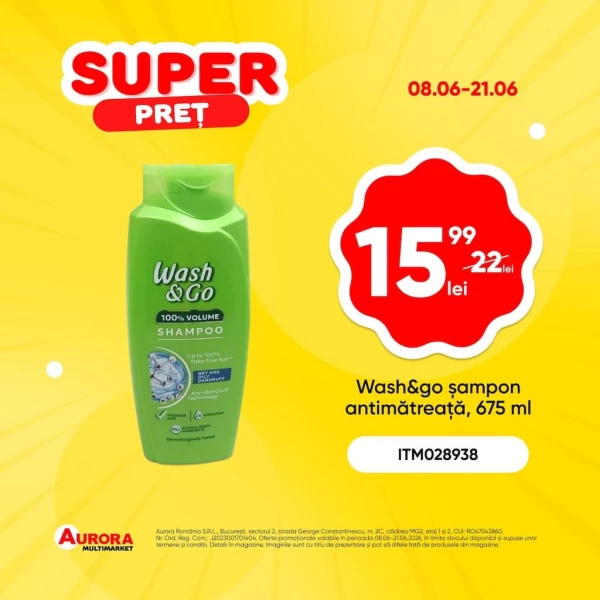 Catalog Aurora Multimarket - Catalogul cu reduceri, pagina 14: reduceri și oferte 08 - 21 iunie 2026