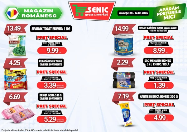 Catalog Senic - Catalogul cu reduceri, pagina 3: reduceri și oferte 08 - 14 iunie 2026
