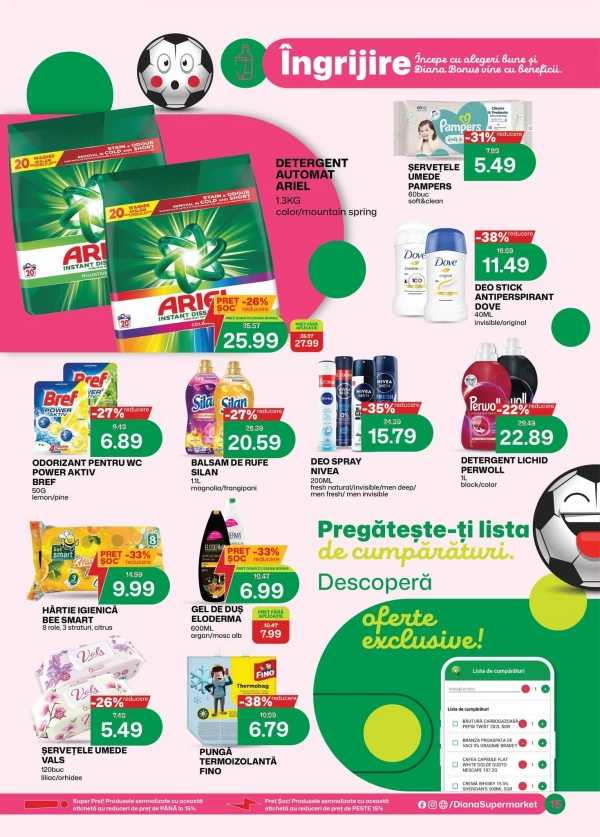 Catalog Diana - Catalogul cu reduceri, pagina 15: reduceri și oferte 01 - 15 iunie 2026