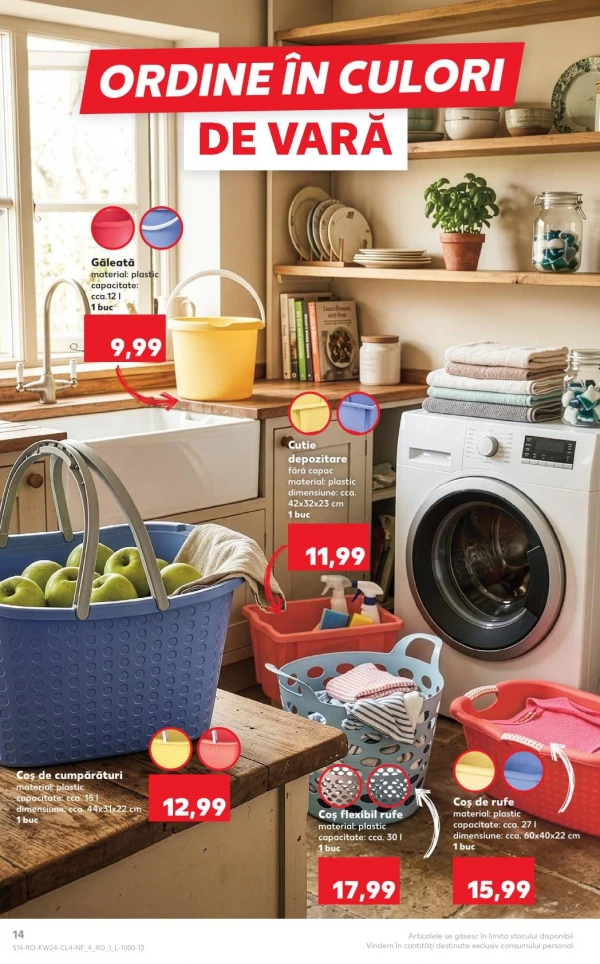 Catalog Kaufland - Catalogul cu reduceri NonFood, pagina 14: reduceri și oferte 10 - 16 iunie 2026