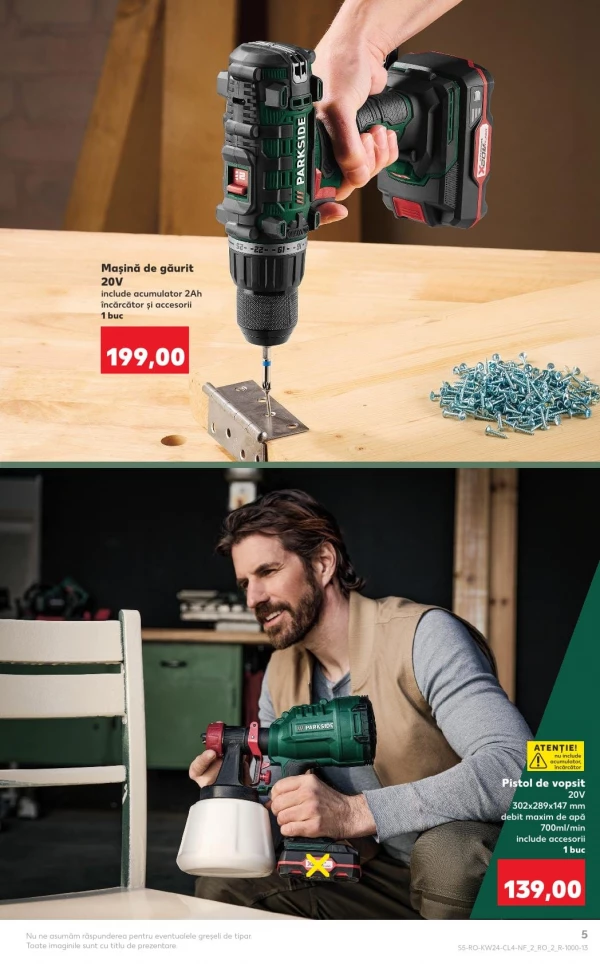 Catalog Kaufland - Catalogul cu reduceri NonFood, pagina 5: reduceri și oferte 10 - 16 iunie 2026