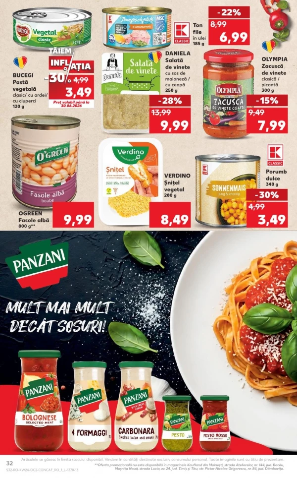 Catalog Kaufland - Catalogul cu reduceri, pagina 32: reduceri și oferte 10 - 16 iunie 2026