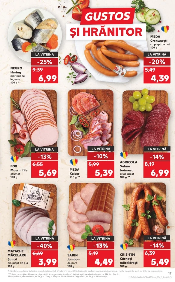 Catalog Kaufland - Catalogul cu reduceri, pagina 17: reduceri și oferte 10 - 16 iunie 2026