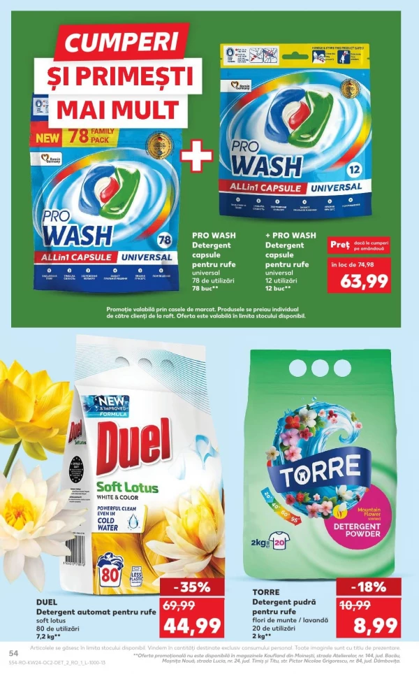 Catalog Kaufland - Catalogul cu reduceri, pagina 54: reduceri și oferte 10 - 16 iunie 2026