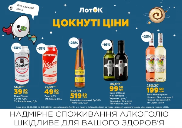 Каталог ЛотОК - Каталог знижок, сторінка 10: знижки та акції 08 - 21 червня 2026