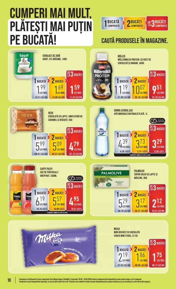 Catalog Mega Image - Catalogul cu reduceri, pagina 10: reduceri și oferte 11 - 17 iunie 2026