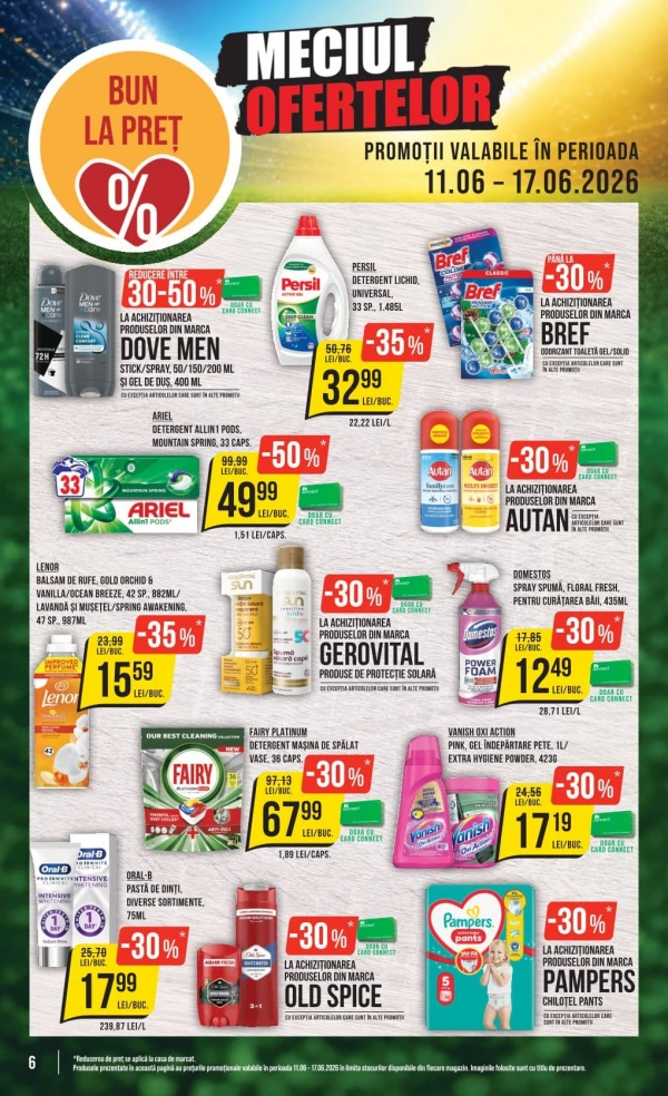 Catalog Mega Image - Catalogul cu reduceri, pagina 6: reduceri și oferte 11 - 17 iunie 2026