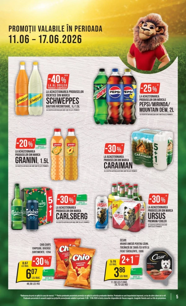 Catalog Mega Image - Catalogul cu reduceri, pagina 5: reduceri și oferte 11 - 17 iunie 2026