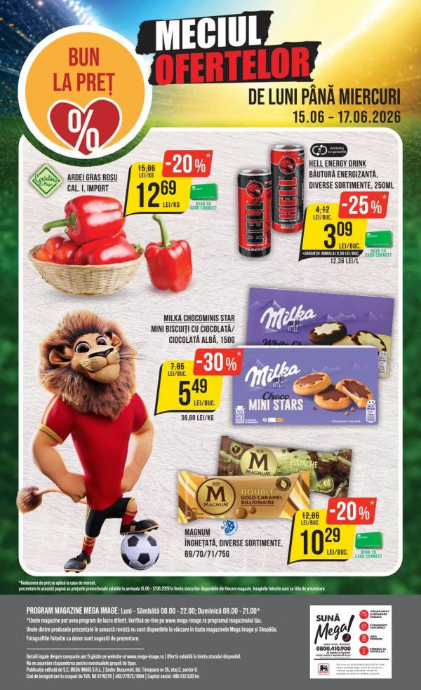 Catalog Mega Image - Catalogul cu reduceri, pagina 24: reduceri și oferte 11 - 17 iunie 2026