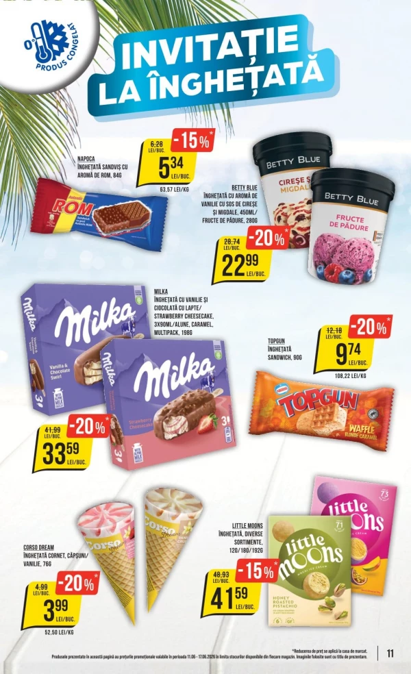 Catalog Mega Image - Catalogul cu reduceri, pagina 11: reduceri și oferte 11 - 17 iunie 2026