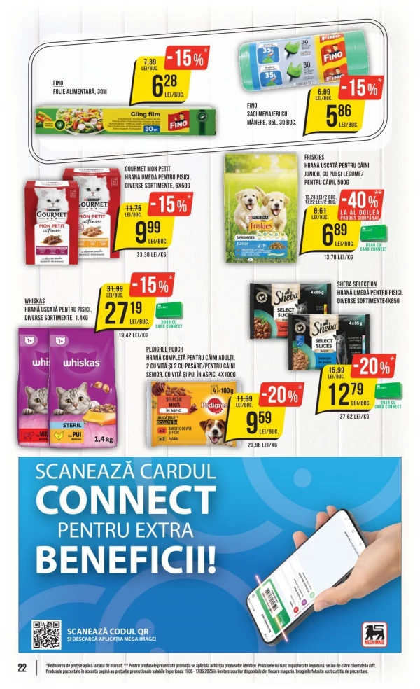 Catalog Mega Image - Catalogul cu reduceri, pagina 22: reduceri și oferte 11 - 17 iunie 2026