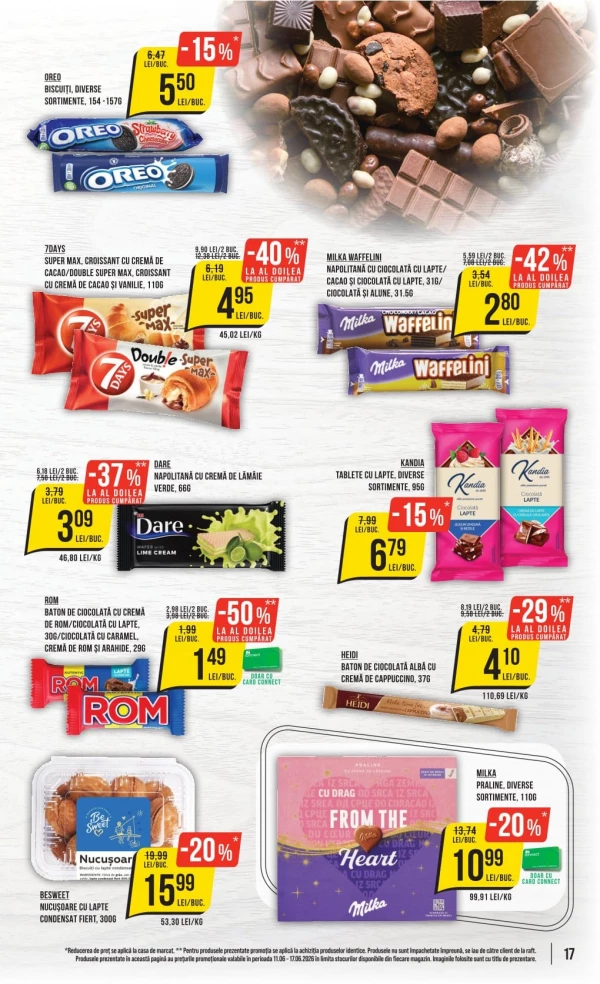 Catalog Mega Image - Catalogul cu reduceri, pagina 17: reduceri și oferte 11 - 17 iunie 2026