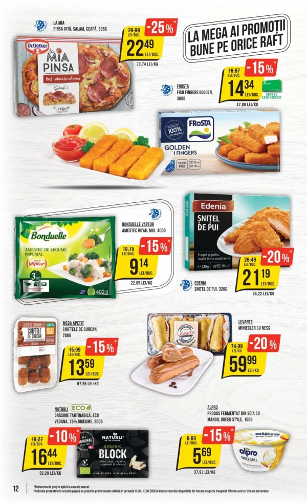 Catalog Mega Image - Catalogul cu reduceri, pagina 12: reduceri și oferte 11 - 17 iunie 2026