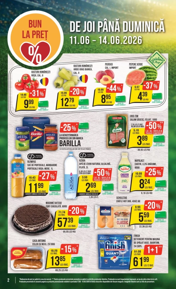 Catalog Mega Image - Catalogul cu reduceri, pagina 2: reduceri și oferte 11 - 17 iunie 2026