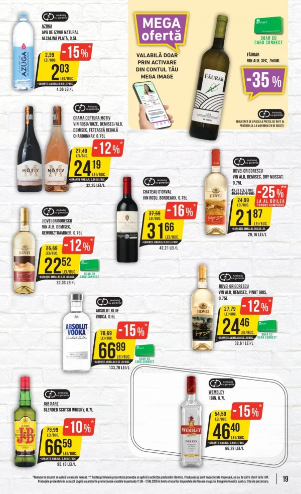 Catalog Mega Image - Catalogul cu reduceri, pagina 19: reduceri și oferte 11 - 17 iunie 2026