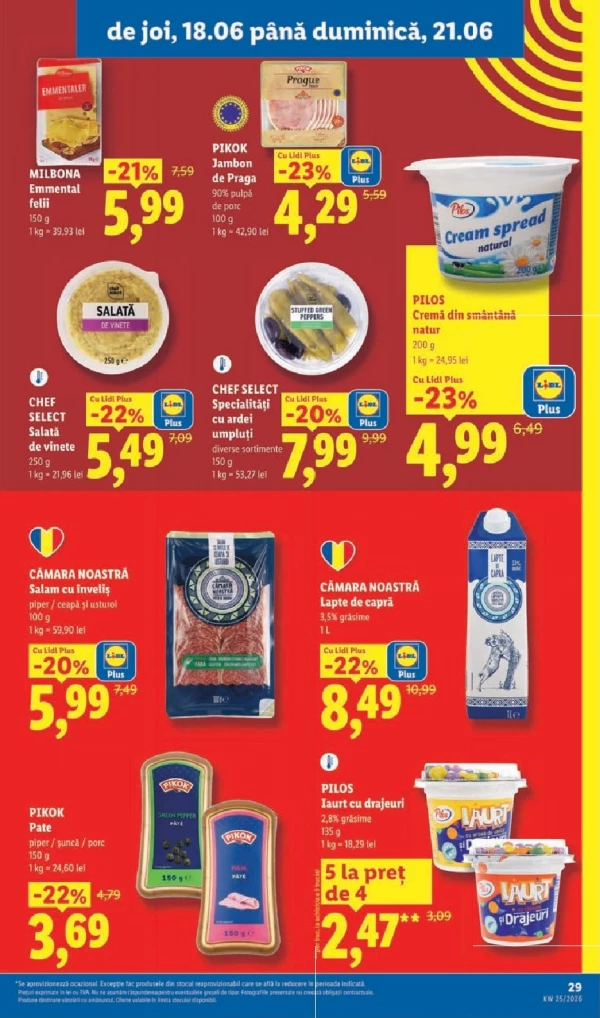 Catalog Lidl - Catalogul cu reduceri, pagina 29: reduceri și oferte 15 - 21 iunie 2026