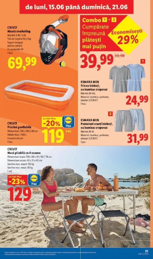 Catalog Lidl - Catalogul cu reduceri, pagina 21: reduceri și oferte 15 - 21 iunie 2026