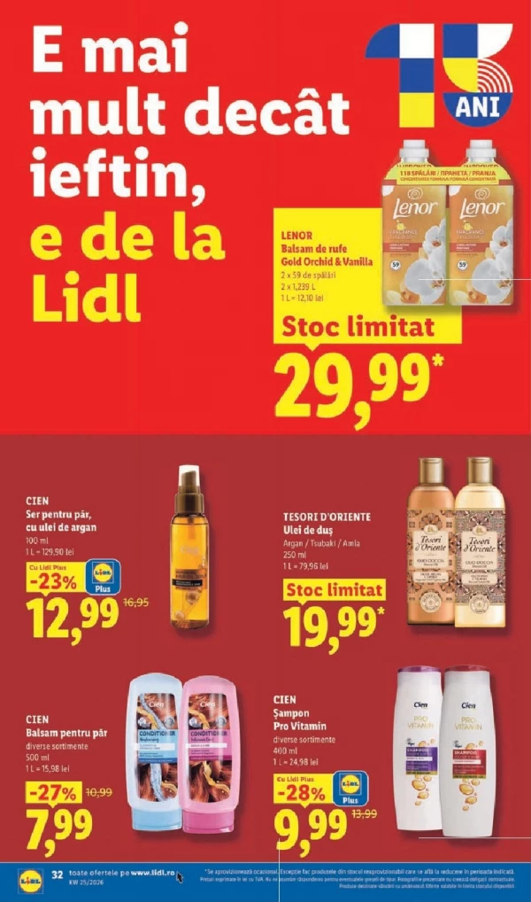 Catalog Lidl - Catalogul cu reduceri, pagina 32: reduceri și oferte 15 - 21 iunie 2026