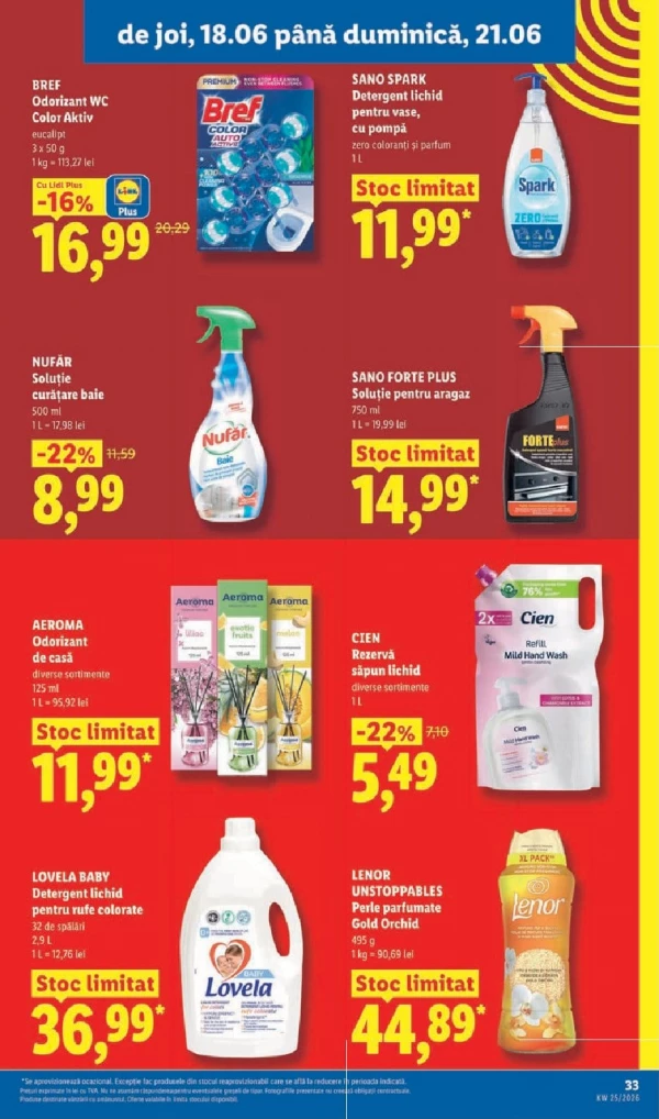 Catalog Lidl - Catalogul cu reduceri, pagina 33: reduceri și oferte 15 - 21 iunie 2026