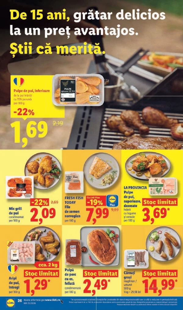 Catalog Lidl - Catalogul cu reduceri, pagina 26: reduceri și oferte 15 - 21 iunie 2026