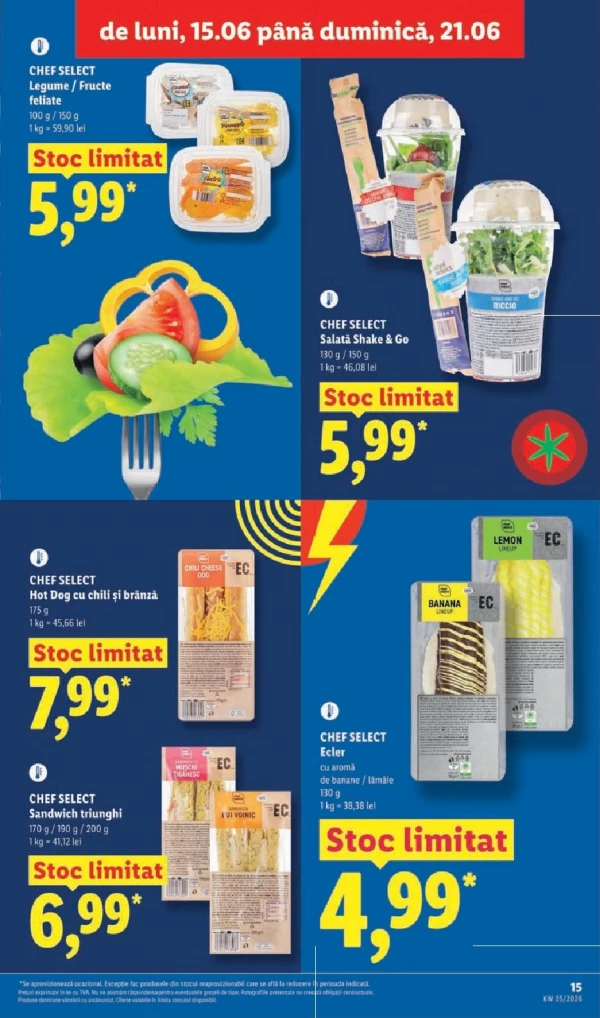 Catalog Lidl - Catalogul cu reduceri, pagina 15: reduceri și oferte 15 - 21 iunie 2026