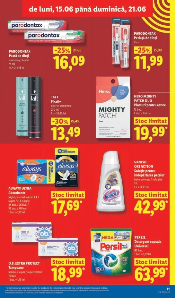 Catalog Lidl - Catalogul cu reduceri, pagina 11: reduceri și oferte 15 - 21 iunie 2026