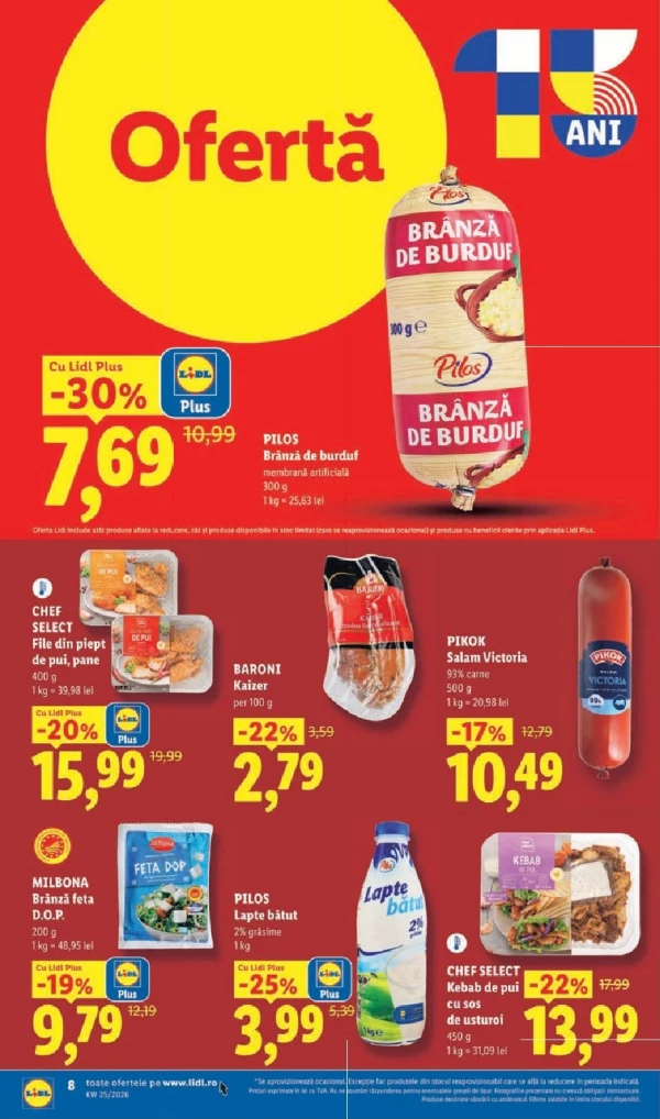 Catalog Lidl - Catalogul cu reduceri, pagina 8: reduceri și oferte 15 - 21 iunie 2026