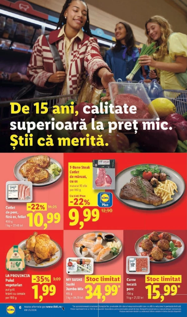 Catalog Lidl - Catalogul cu reduceri, pagina 6: reduceri și oferte 15 - 21 iunie 2026
